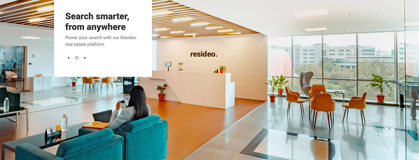 Resideo theme Promo Slider content module front-end